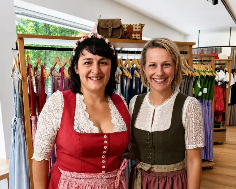 Corinna Hackl & Petra Morgenstern im Kärntner Heimatwerk